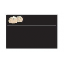Lavagnetta Panetteria Serie Black Cancellabile