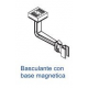 ATTACCO BASCULANTE PER CORNICI BASE MAGNETICA