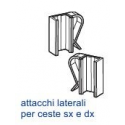 Attacchi Laterale per Ceste con Filo Metallico