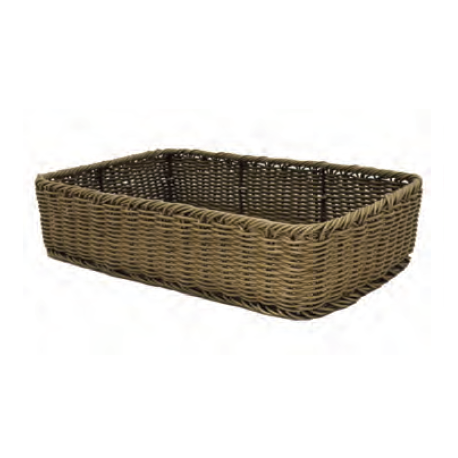 Cesto Rettangolare Effetto Vimini 480x320x95