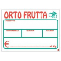 Segnaprezzi PVC Ortofrutta Bianco Stampato