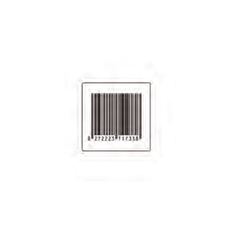 Etichetta adesiva Antitaccheggio HQ 30 X 30 mm Falso Barcode