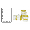 Rotolo da 500 Etichette MM. 60 X 75 Foro 40 / 25