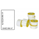 ROTOLO DA 600 ETICHETTE MM.47 X 61 FORO 40