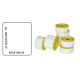 ROTOLO DA 800 ETICHETTE MM.58 X 55 FORO 40 Bianche