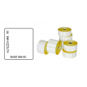 Rotolo da 600 Etichette MM. 60 X 60 Foro 40 / 25
