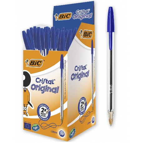 PENNA BIC CRISTAL BLUE CONFEZIONE DA 50