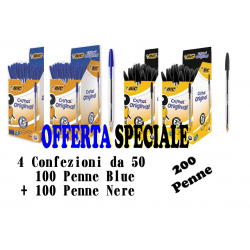 PENNA BIC CRISTAL BLUE CONFEZIONE DA 50