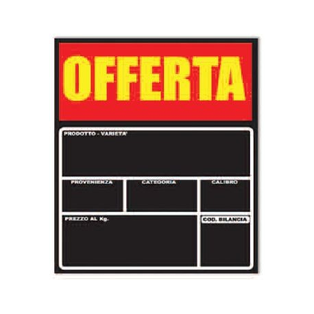 LAVAGNA FOREX EXTRA PER FRUTTA OFFERTA 297 X 310 H mm.